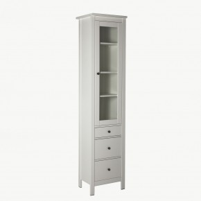 2.08.07.120.1 САГА шкаф с витриной 50 белый RU в Воткинске - votkinsk.ok-mebel.com | фото 2