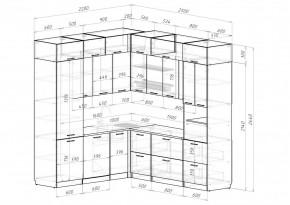 АСАЯ Кухонный гарнитур Гранд Прайм  (2200*2500 мм) в Воткинске - votkinsk.ok-mebel.com | фото 2