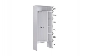 БАСКО Прихожая К7 (кашемир) в Воткинске - votkinsk.ok-mebel.com | фото 6