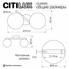 Бра Citilux Ronny CL242323 в Воткинске - votkinsk.ok-mebel.com | фото 9