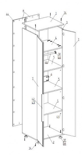 Детская "Лео" (модульная) в Воткинске - votkinsk.ok-mebel.com | фото 9