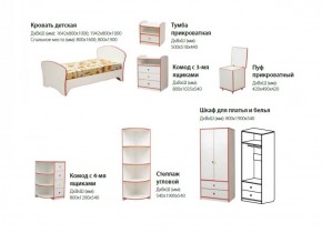 Набор мебели для детской Юниор-10 (с кроватью 800*1600) ЛДСП в Воткинске - votkinsk.ok-mebel.com | фото 2