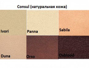 Диван двухместный Алекто Consul натуральная кожа в Воткинске - votkinsk.ok-mebel.com | фото 5