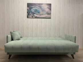 Диван Престиж-3 (НПБ) велюр Sensey mist green в Воткинске - votkinsk.ok-mebel.com | фото 3