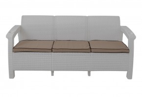 Диван Yalta Premium Sofa 3 Set (Ялта) белый (+подушки под спину) в Воткинске - votkinsk.ok-mebel.com | фото 2