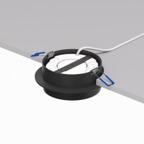DK2090-BK Встраиваемый светильник FLAT, IP 20, до 15 Вт, GX53, LED, черный, алюминий в Воткинске - votkinsk.ok-mebel.com | фото 4