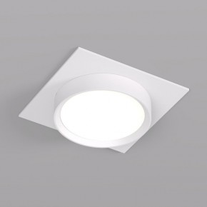 DK2091-WH Встраиваемый светильник FLAT, IP 20, до 15 Вт, GX53, LED, белый, алюминий в Воткинске - votkinsk.ok-mebel.com | фото