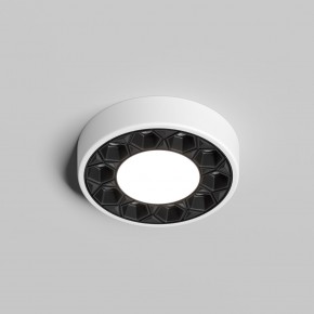 DK2440-WB Встраиваемый светильник DUAL 5+5 Вт, LED 4000K, IP 20, d90mm, белый/черный, алюминий/акрил в Воткинске - votkinsk.ok-mebel.com | фото 2