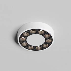 DK2440-WB Встраиваемый светильник DUAL 5+5 Вт, LED 4000K, IP 20, d90mm, белый/черный, алюминий/акрил в Воткинске - votkinsk.ok-mebel.com | фото 3