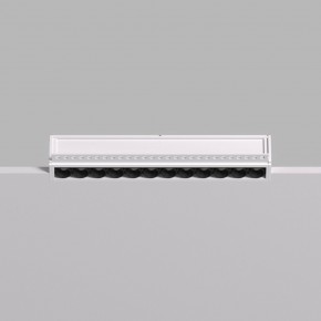 DK2532-WB Встраиваемый светильник SPACE со светодиодом под шпатлевку L240mm 220V 20W 38° 4000К IP20 белый/черный алюминий в Воткинске - votkinsk.ok-mebel.com | фото 4