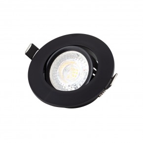 DK3020-BK Встраиваемый светильник, IP 20, 10 Вт, GU5.3, LED, черный, пластик в Воткинске - votkinsk.ok-mebel.com | фото 2