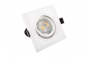 DK3021-WH Встраиваемый светильник, IP 20, 10 Вт, GU5.3, LED, белый, пластик в Воткинске - votkinsk.ok-mebel.com | фото