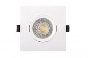 DK3021-WH Встраиваемый светильник, IP 20, 10 Вт, GU5.3, LED, белый, пластик в Воткинске - votkinsk.ok-mebel.com | фото 2