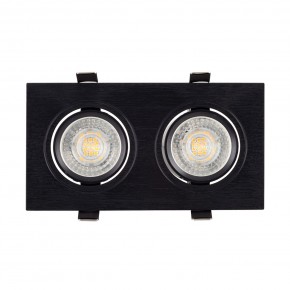 DK3022-BK Встраиваемый светильник, IP 20, 10 Вт, GU5.3, LED, черный, пластик в Воткинске - votkinsk.ok-mebel.com | фото 2