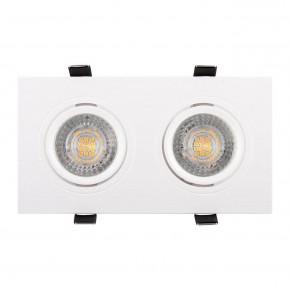 DK3022-WH Встраиваемый светильник, IP 20, 10 Вт, GU5.3, LED, белый, пластик в Воткинске - votkinsk.ok-mebel.com | фото 2
