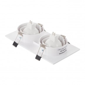 DK3022-WH Встраиваемый светильник, IP 20, 10 Вт, GU5.3, LED, белый, пластик в Воткинске - votkinsk.ok-mebel.com | фото 3