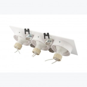 DK3023-WH Встраиваемый светильник, IP 20, 10 Вт, GU5.3, LED, белый, пластик в Воткинске - votkinsk.ok-mebel.com | фото 4