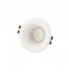 DK3024-WH Встраиваемый светильник, IP 20, 10 Вт, GU5.3, LED, белый, пластик в Воткинске - votkinsk.ok-mebel.com | фото