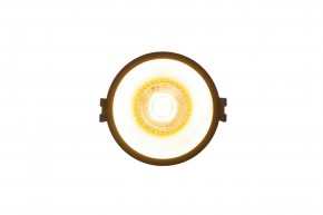 DK3026-BG Встраиваемый светильник, IP 20, 10 Вт, GU5.3, LED, черный/золотой, пластик в Воткинске - votkinsk.ok-mebel.com | фото 2