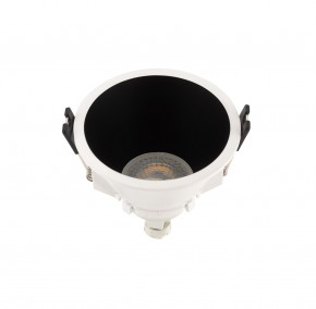 DK3026-WB Встраиваемый светильник, IP 20, 10 Вт, GU5.3, LED, белый/черный, пластик в Воткинске - votkinsk.ok-mebel.com | фото 2