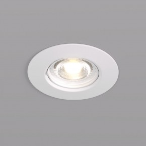 DK3028-WH Встраиваемый светильник, IP 20, 10 Вт, GU5.3, LED, белый, пластик в Воткинске - votkinsk.ok-mebel.com | фото