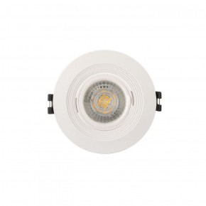 DK3029-WH Встраиваемый светильник, IP 20, 10 Вт, GU5.3, LED, белый, пластик в Воткинске - votkinsk.ok-mebel.com | фото