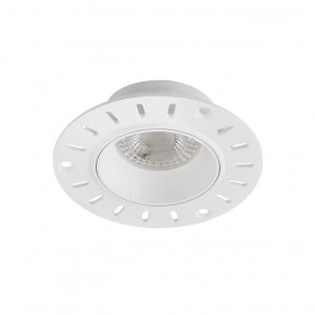 DK3055-WH Встраиваемый светильник, IP 20, 10 Вт, GU5.3, LED, белый, пластик в Воткинске - votkinsk.ok-mebel.com | фото