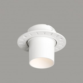 DK3057-WH Встраиваемый светильник под шпатлевку, IP20, до 15 Вт, LED, GU5,3, белый, пластик в Воткинске - votkinsk.ok-mebel.com | фото