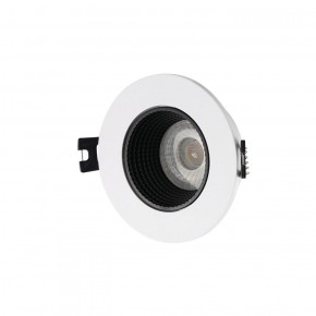 DK3061-WH+BK Встраиваемый светильник, IP 20, 10 Вт, GU5.3, LED, белый/черный, пластик в Воткинске - votkinsk.ok-mebel.com | фото 1