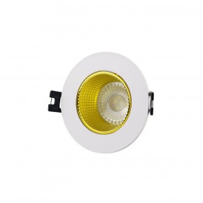 DK3061-WH+YE Встраиваемый светильник, IP 20, 10 Вт, GU5.3, LED, белый/желтый, пластик в Воткинске - votkinsk.ok-mebel.com | фото