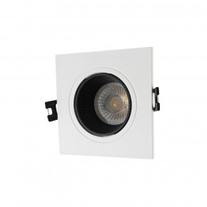 DK3071-WH+BK Встраиваемый светильник, IP 20, 10 Вт, GU5.3, LED, белый/черный, пластик в Воткинске - votkinsk.ok-mebel.com | фото