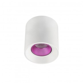 DK3090-WH+PI Светильник накладной IP 20, 10 Вт, GU5.3, LED, белый/розовый, пластик в Воткинске - votkinsk.ok-mebel.com | фото