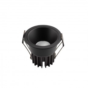 DK4500-BK Встраиваемый светильник, IP 20, 12 Вт, LED 3000, черный, алюминий в Воткинске - votkinsk.ok-mebel.com | фото