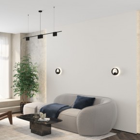 DK5060-BK Бра ORBIT, IP20, 3000К, LED, 10 Вт, черный матовый, алюминий в Воткинске - votkinsk.ok-mebel.com | фото 6
