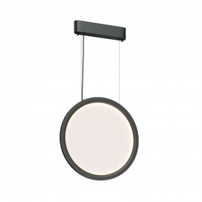 DK6604-BK Подвесной вертикальный светильник Veil со светодиодом H1500 d450 220V 36W 3000-6000K IP20 черный алюминий в Воткинске - votkinsk.ok-mebel.com | фото 3