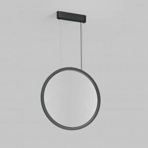 DK6606-BK Подвесной вертикальный светильник Veil со светодиодом H1700 d600 220V 48W 3000-6000K IP20 черный алюминий в Воткинске - votkinsk.ok-mebel.com | фото 4