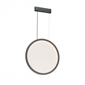 DK6606-BK Подвесной вертикальный светильник Veil со светодиодом H1700 d600 220V 48W 3000-6000K IP20 черный алюминий в Воткинске - votkinsk.ok-mebel.com | фото 5