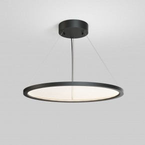 DK6616-BK Подвесной горизонтальный светильник Veil со светодиодом H900 d600 220V 48W 3000-6000K IP20 черный алюминий в Воткинске - votkinsk.ok-mebel.com | фото