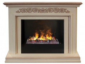 Электрокамин RealFlame Leticia 26 WT 3D Cassette 630 + Black вставка в Воткинске - votkinsk.ok-mebel.com | фото