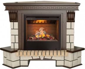 Электрокамин RealFlame Stone New Corner  26 AO c Helios 3D в Воткинске - votkinsk.ok-mebel.com | фото