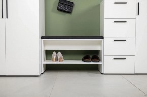 ЭЙР прихожая (модульная) Белый Шагрень в Воткинске - votkinsk.ok-mebel.com | фото 23