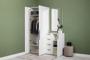 ЭЙР прихожая (модульная) Белый Шагрень в Воткинске - votkinsk.ok-mebel.com | фото 24