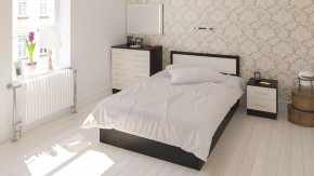 Фиеста Кровать 1200, цвет венге/дуб лоредо, ШхГхВ 123,5х203,5х80 см., сп.м. 1200х2000 мм., без матраса, основание есть в Воткинске - votkinsk.ok-mebel.com | фото 5