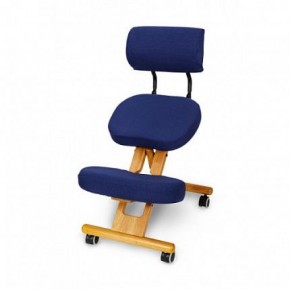 Коленный стул со спинкой Smartstool KW02В + Чехлы в Воткинске - votkinsk.ok-mebel.com | фото 3