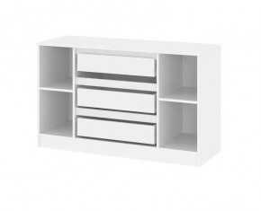 Комод 1200 Парус (Белый/Графит) в Воткинске - votkinsk.ok-mebel.com | фото 2