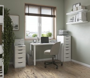 Комод Ингар белый с пятью выдвижными ящиками в Воткинске - votkinsk.ok-mebel.com | фото 4