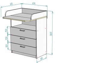 Комод пеленальный K211 в Воткинске - votkinsk.ok-mebel.com | фото 2