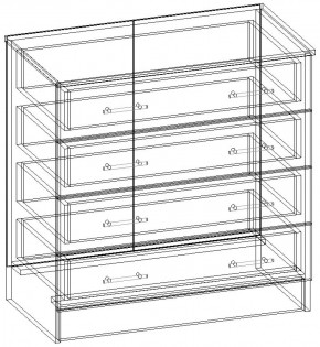 СОФИЯ Комод К800 (венге/дуб белфорт) в Воткинске - votkinsk.ok-mebel.com | фото 3