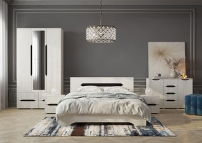 Комод Вега 1200 (Крафт белый - Венге) в Воткинске - votkinsk.ok-mebel.com | фото 3