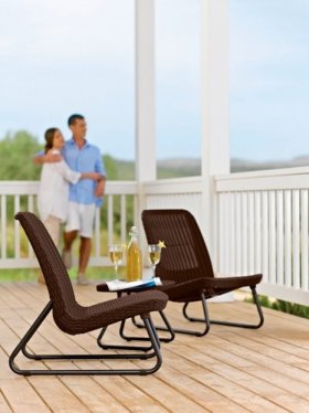 Комплект мебель Рио Патио (Rio Patio set) виски-коричневый в Воткинске - votkinsk.ok-mebel.com | фото 3